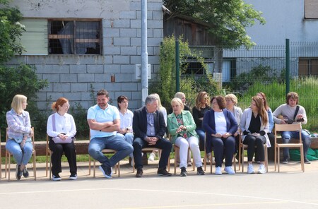 Otvoritev igrišča OŠ Begunje 02 Foto Ljubo Vukelič
